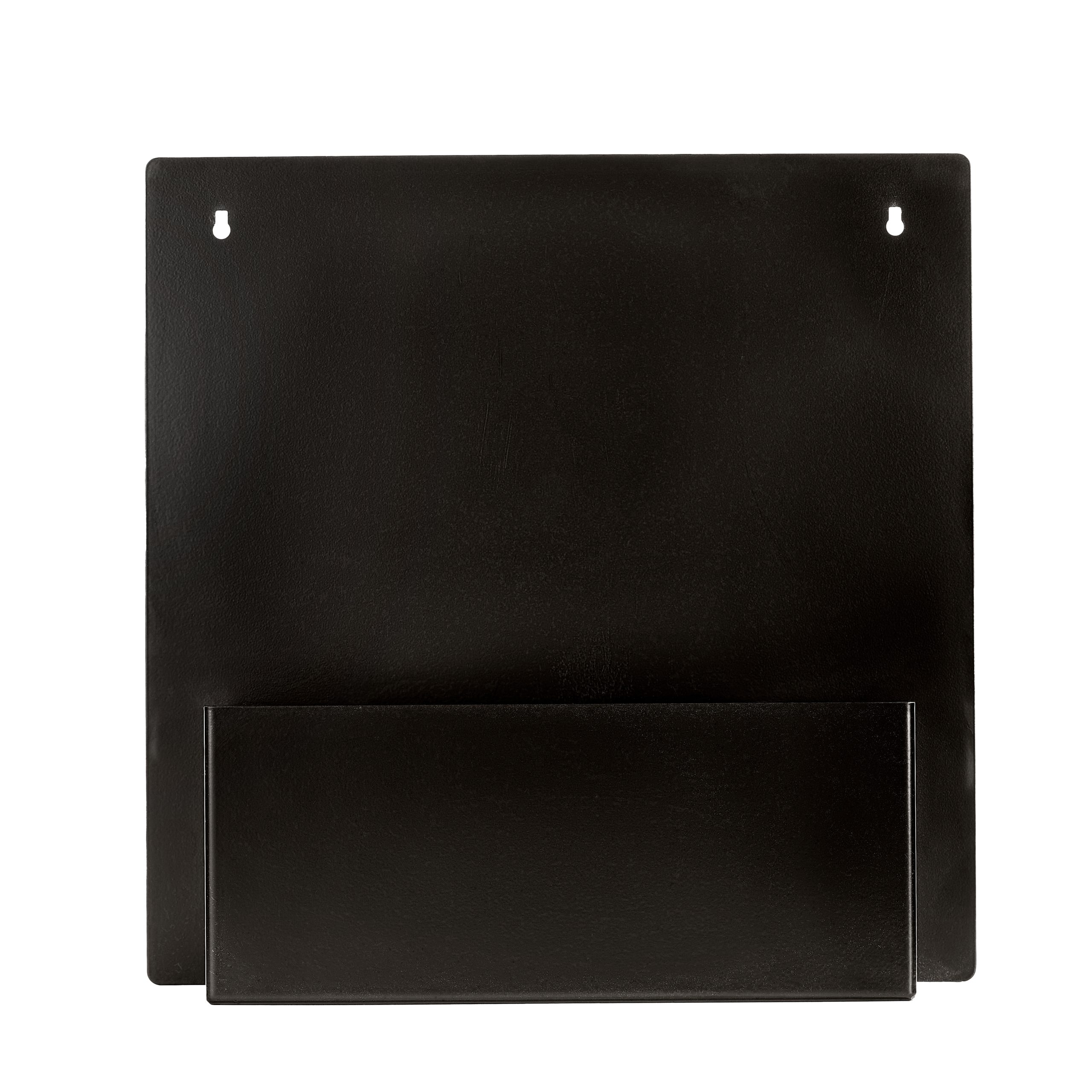 Macetero metálico de pared negro mate